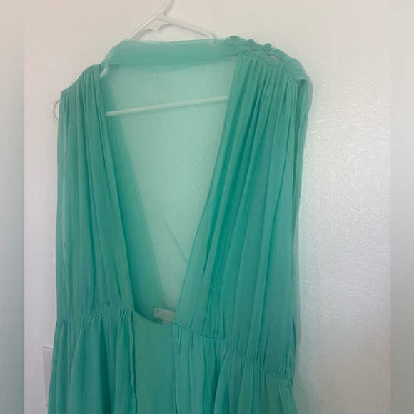 Free People Elegant Green Maxi Dress - Picture 3 of 11